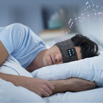 Super Cozy Headband (Wireless Bluetooth V5.0 With Music Call Stereo Shading Sleep Headband)
