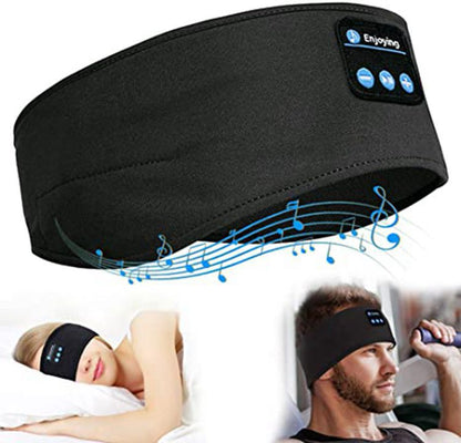 Super Cozy Headband (Wireless Bluetooth V5.0 With Music Call Stereo Shading Sleep Headband)